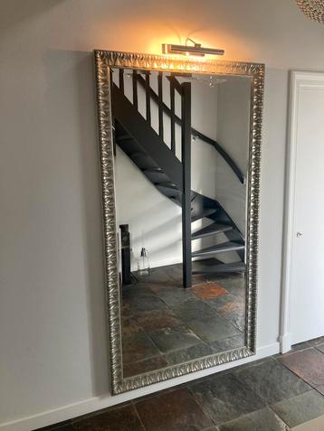 Grote spiegel 222 x 120 cm facet geslepen beschikbaar voor biedingen