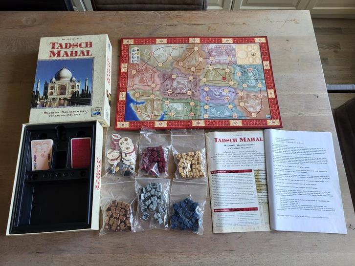 spel Tadsch Mahal - Taj Mahal, Hobby en Vrije tijd, Gezelschapsspellen | Bordspellen, Gebruikt, Een of twee spelers, Drie of vier spelers
