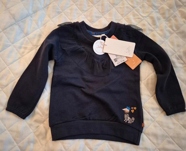 NIEUW! Sweater van Jubel maat 92. Kleur: donker blauw, Kinderen en Baby's, Kinderkleding | Maat 92, Nieuw, Meisje, Trui of Vest