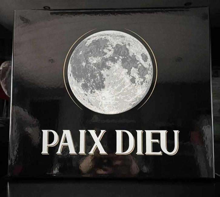 Emaillebord Paix dieu (Emaillerie Belge), Verzamelen, Biermerken, Nieuw, Reclamebord, Plaat of Schild, Overige merken, Ophalen of Verzenden