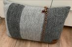 Roxx kussen licht grijs/antraciet Knit Factory, Ophalen of Verzenden, Zo goed als nieuw, Grijs, Rechthoekig