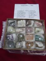 edelstenen box gemstone stenen Limestone Marble, Ophalen of Verzenden, Mineraal