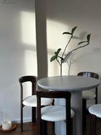 Bruno Rey Tafel & Stoelen Set, Zo goed als nieuw, Vier personen, Eikenhout, Rond