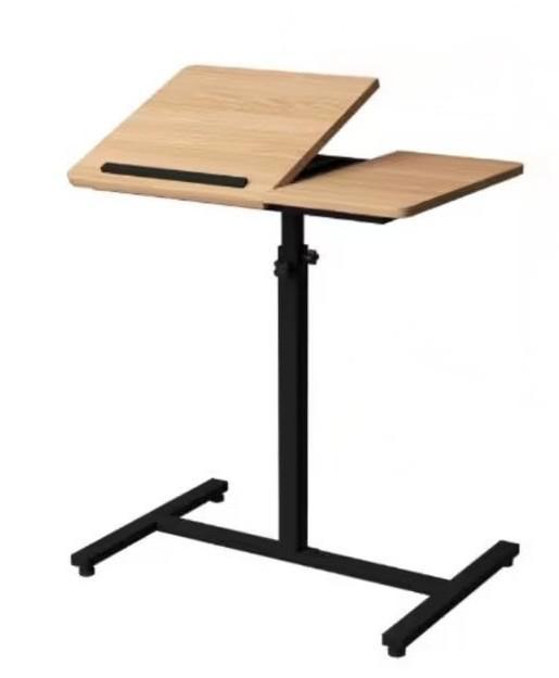 Ergonomische Laptoptafel - Houten Blad, Computers en Software, Laptoptafels, Zo goed als nieuw, In hoogte verstelbaar, Ophalen of Verzenden