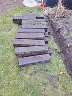 Antraciet Stapelblokken voor Bloembak/Border, Ophalen, Gebruikt, Blok, Minder dan 25 cm