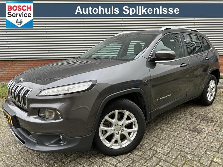 Jeep Cherokee 2.0 Longtitude | Trekhaak afn. | Leder | Navig, Auto's, Jeep, Bedrijf, Te koop, Cherokee, ABS, Airbags, Airconditioning