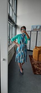 Vintage Jurkje Maat 40 + Groen Vestje, Ophalen of Verzenden, Gedragen, Maat 38/40 (M), Blauw