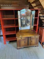 vintage kaptafel. gratis op te halen 3, Huis en Inrichting, Tafels | Kaptafels, Ophalen, Gebruikt, Hout