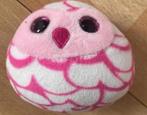 Ty Teeny Squish a Boo Pinky  Owl 8cm ZGAN, Ophalen of Verzenden, Zo goed als nieuw, Overige typen