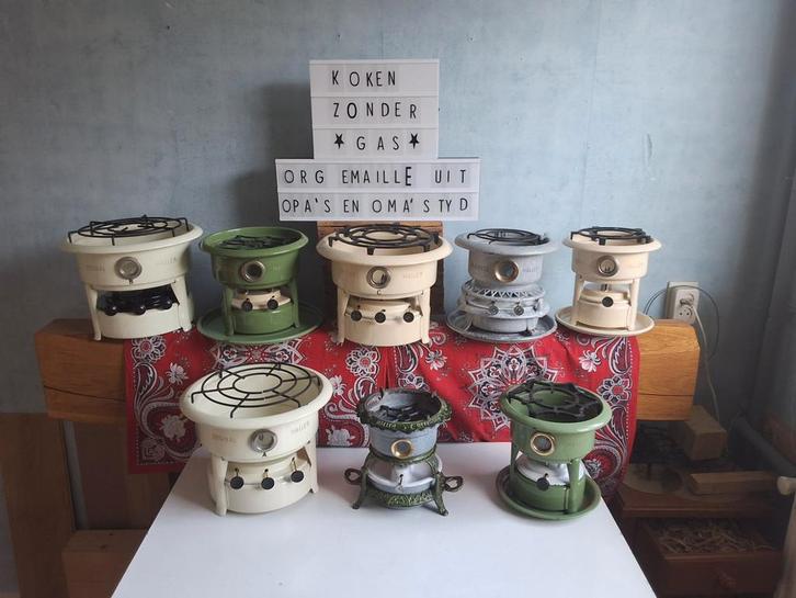 😯Compleet👍 EENS 'N HALLER altijd 'N HALLER👌, Antiek en Kunst, Antiek | Emaille, Ophalen of Verzenden