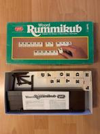 Woord rummikub met: 112 stenen - 4 opzetrekjes - spelregels, Een of twee spelers, Ophalen of Verzenden, Zo goed als nieuw