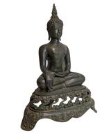 Grote bronzen Boeddha – Thailand – ca. 47 cm hoog – 5,3 kg, Huis en Inrichting, Ophalen of Verzenden, Gebruikt