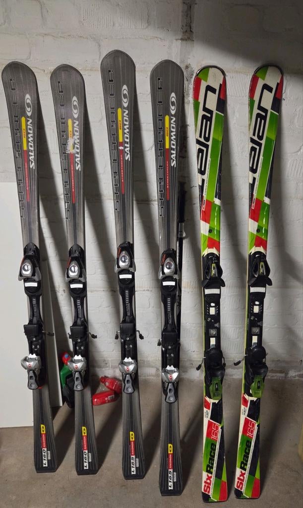 Gebruikte Ski's - Verschillende Lengtes, Overige merken, 160 tot 180 cm, Gebruikt, Ophalen of Verzenden