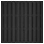 Tuinscherm Andalusië geïmpregneerd zwart 180x180 cm, 150 tot 200 cm, Nieuw, Ophalen of Verzenden, 150 tot 200 cm