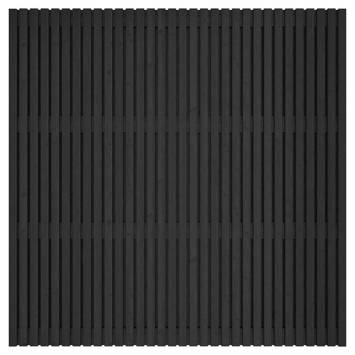 Tuinscherm Andalusië geïmpregneerd zwart 180x180 cm, Tuin en Terras, Tuinschermen, Nieuw, Hout, 150 tot 200 cm, 150 tot 200 cm