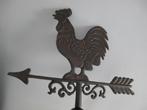Gietijzeren Windwijzer Haan - Bruin/Groen - Wandmontage, Tuin en Terras, Helene Livingstyle, Helenelivingstyle@gmail.com, 7531TJ
