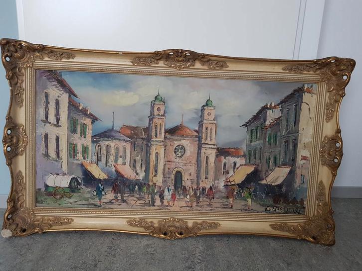 Oude schilderijen met lijst, Antiek en Kunst, Kunst | Schilderijen | Klassiek, Ophalen