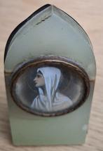 Setje religieuze parafernalia o.a Lourdes, Antiek en Kunst, Antiek | Religie, Ophalen of Verzenden