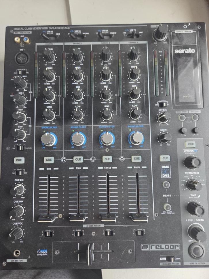 Reloop RMX 90 DVS, Muziek en Instrumenten, Mengpanelen, Gebruikt, Minder dan 5 kanalen, Ophalen