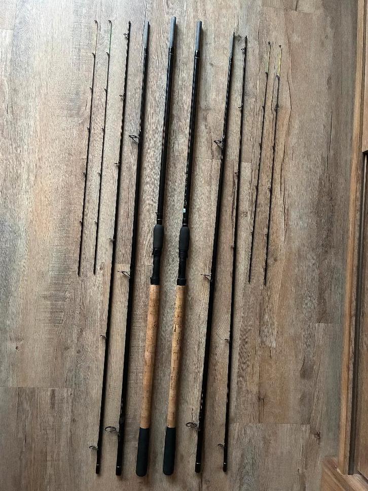 Preston Dutch Master, 4.32 m en 130 g (14,2 inch) hengels, Watersport en Boten, Hengelsport | Witvissen, Zo goed als nieuw, Werphengel