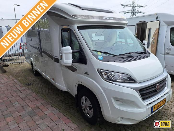 Hymer Tramp 678 SL 2015 2 APARTE BEDDEN+HEFBED, Caravans en Kamperen, Campers, tot en met 4, Half-integraal, Hymer, Diesel, Handgeschakeld