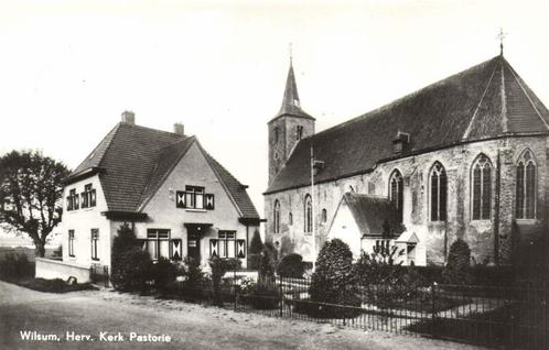 Wilsum, Herv. Kerk Pastorie - ongelopen, Verzamelen, Ansichtkaarten | Nederland, Ongelopen, Utrecht, 1940 tot 1960, Ophalen of Verzenden