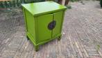 Groen houten kastje Japanse stijl., Huis en Inrichting, Kasten | Ladekasten, Ophalen, Gebruikt, Japans, 50 tot 100 cm