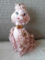 Roze Porseleinen Poedel. Jaren '50. Spaghettie Poedel., Ophalen of Verzenden, Zo goed als nieuw, Dier