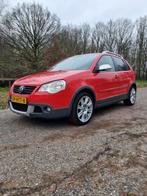 Volkswagen Polo 1.6 77KW Cross 2009 Rood, Voorwielaandrijving, Stof, Beige, 1064 kg