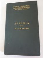 0286 jeremia - dr g ch aalders, Boeken, Verzenden