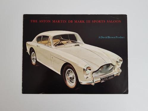 Aston Martin DB Mark III Sports Saloon brochure - 1957, Boeken, Auto's | Folders en Tijdschriften, Overige merken, Ophalen of Verzenden