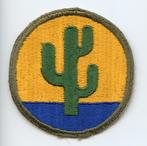 WO2 US 103rd Infantry Division patch, Ophalen of Verzenden, Landmacht, Amerika, Embleem of Badge