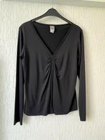 Zwarte Long Wear Miss Etam Shirt - Maat XL, Zwart, Maat 46/48 (XL) of groter, Ophalen of Verzenden, Zo goed als nieuw