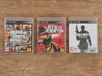 3x PS3 toptitel: GTA 5, Red Dead Redemption en CoD MW3, Spelcomputers en Games, Avontuur en Actie, Online, Gebruikt, Vanaf 18 jaar