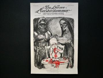 Spotprent litho Jan Sluijters De Nieuwe Amsterdammer 1915 beschikbaar voor biedingen