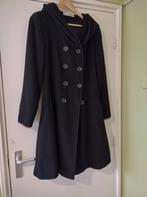 Victoriaans Gothic dames winter wol jas / mantel maat S/M, Ophalen of Verzenden, Zo goed als nieuw, Maat 38/40 (M), Zwart