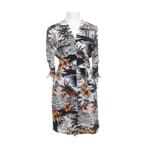 Maje Jurk Exotische Print Maat 2 (36), Verzenden, Zwart, Maat 36 (S), Boven de knie