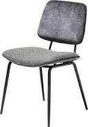 4 Nieuwe stoelen,  Novali, lava/antraciet, van Xooon, Huis en Inrichting, Ophalen, Overige kleuren, Nieuw, Stof