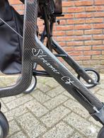Streamer rollator CF van carbon lichtgewicht nieuwstaat, Diversen, Rollators, Ophalen of Verzenden, Lichtgewicht, Zo goed als nieuw