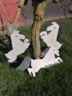 Houten paarden, Ophalen, Gebruikt