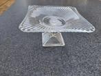 Glazen etagere mooi geslepen en onbeschadigd, Ophalen of Verzenden