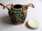 Antieke Chinese gemberpot met origineel netje en deksel, Antiek en Kunst, Ophalen of Verzenden