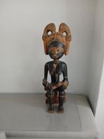 houten beeld moeder met baby, Ophalen of Verzenden