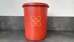 Vintage Tupperware voorraadbus/trommel, Ophalen of Verzenden, Zo goed als nieuw, Rood