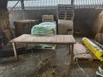 Teak tuintafel, Ophalen, Gebruikt, Rechthoekig, Teakhout