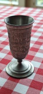 Duits Tinnen Schnaps kelkje, Antiek en Kunst, Ophalen of Verzenden