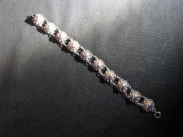 Armband verfijnd Zeeuws motief antiek zilver. 2138 beschikbaar voor biedingen