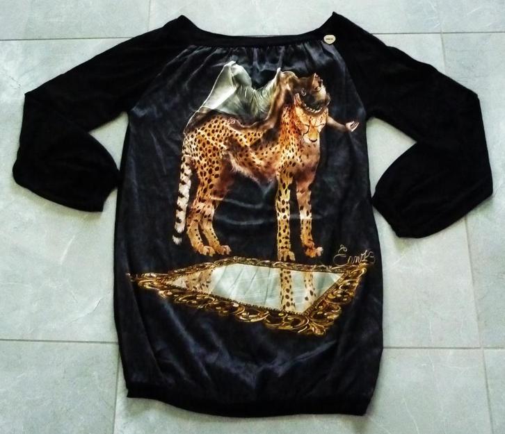 EAN13 Tuniek/Blouse, Kleding | Dames, Blouses en Tunieken, Zo goed als nieuw, Maat 38/40 (M), Overige kleuren, Ophalen of Verzenden