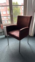 Stoel, Huis en Inrichting, Stoelen, Gebruikt, Bruin, Leer, Ophalen of Verzenden