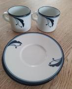 Dansk Flora Kop en Schotel Set (2 stuks), Keramiek, Ophalen of Verzenden, Zo goed als nieuw, Overige stijlen